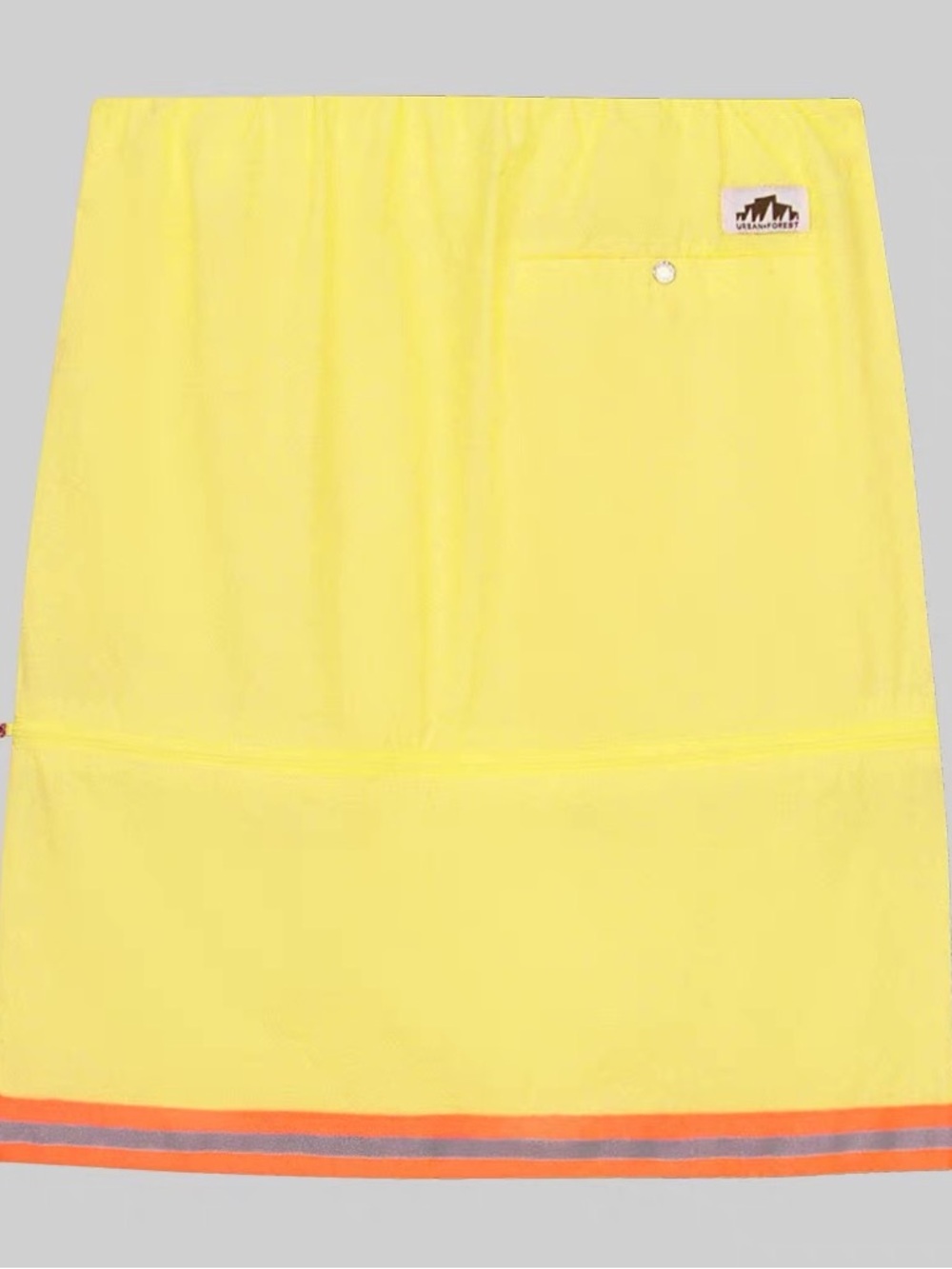 Outdoor Yellow detachable Skirt with Reflective Trim
